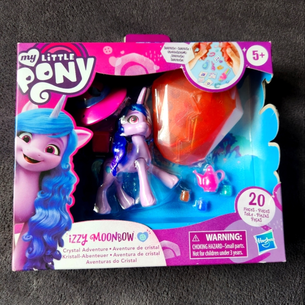 My little pony - izzy moonbow - set 20 pcs - crystal adventure